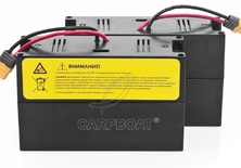 Аккумулятор 7.4V 10.6Ah - 2шт общей емкостью 21,2Ah Lipo для Carpboat Scata
